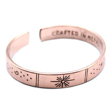 Copper Inspiration Bracelet - Galaxy & Stars