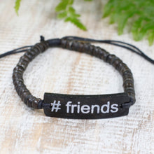 Coco Slogan Bracelet - #Friends