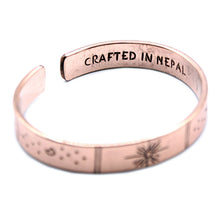 Copper Inspiration Bracelet - Galaxy & Stars