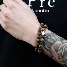 Set of 2 Gemstone Friendship Bracelets - Protection - Dalmatian Jasper & Yellow Agate