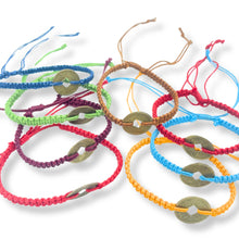 Handmade Friendship Bracelets - Lucky Friends Feng Shui Coin