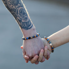 Set of 2 Gemstone Friendship Bracelets - Harmony - Rainbow Gemstones