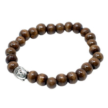 Brown Beads & Buddha Bangle