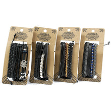 Men's Black & Macho Bracelet Set