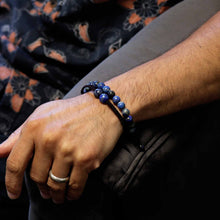 Lapis Lazuli Gemstone Double Power Bracelet