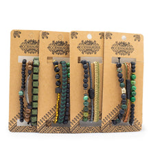 Mens Premium Bracelet Sets - Outdoor Greens Collection
