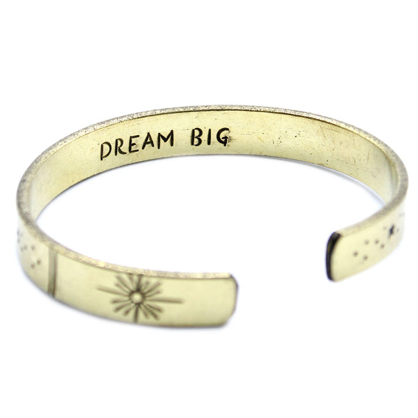 Brass Inspiration Bracelet - Galaxy & Stars