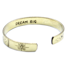 Brass Inspiration Bracelet - Galaxy & Stars