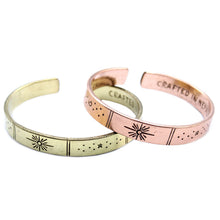 Brass Inspiration Bracelet - Galaxy & Stars