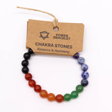 Power Bracelet with Chakra Stones