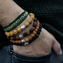 Assorted Rudraksha Buddha Bangles