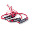 Handmade Friendship Bracelets - Friends Coconut Print