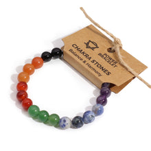 Power Bracelet with Chakra Stones