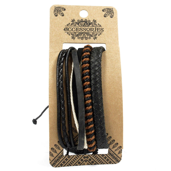 Men's Dark & Handsome Bracelet Set