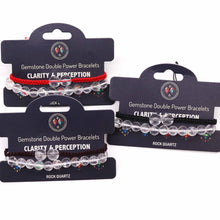 Rock Quartz Gemstone Double Power Bracelet