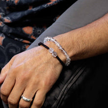 Rock Quartz Gemstone Double Power Bracelet