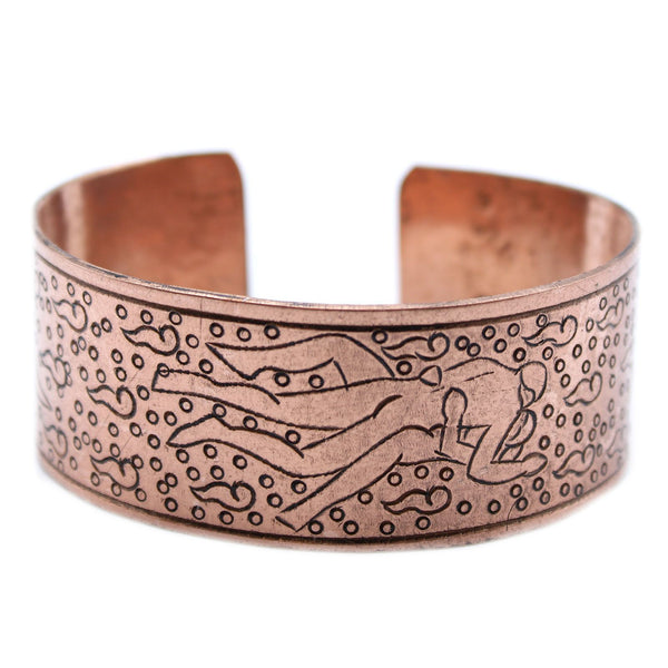 Copper Tibetan Kamasutra Bracelet