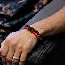 Tiger Eye Gemstone Double Power Bracelet