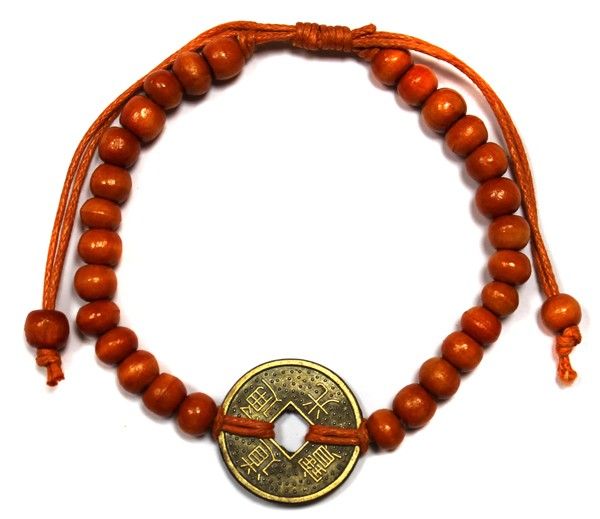 Good Luck Feng Shui Bracelet - Orange
