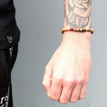 18K Gold Plated Tiger Eye Black String Bracelet