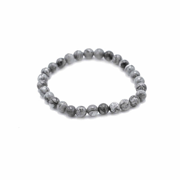Map Stone Jasper Manifestation Bracelet - Prosperity