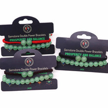 Jade Gemstone Double Power Bracelet