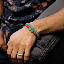 Jade Gemstone Double Power Bracelet