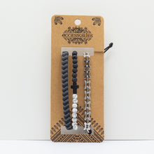 Mens Premium Bracelet Sets - City Slicker Blacks